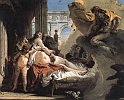 TIEPOLO GIAMBATTISTA - Danae e giove (1736). Stoccolma, Universitet Konsthistoriska